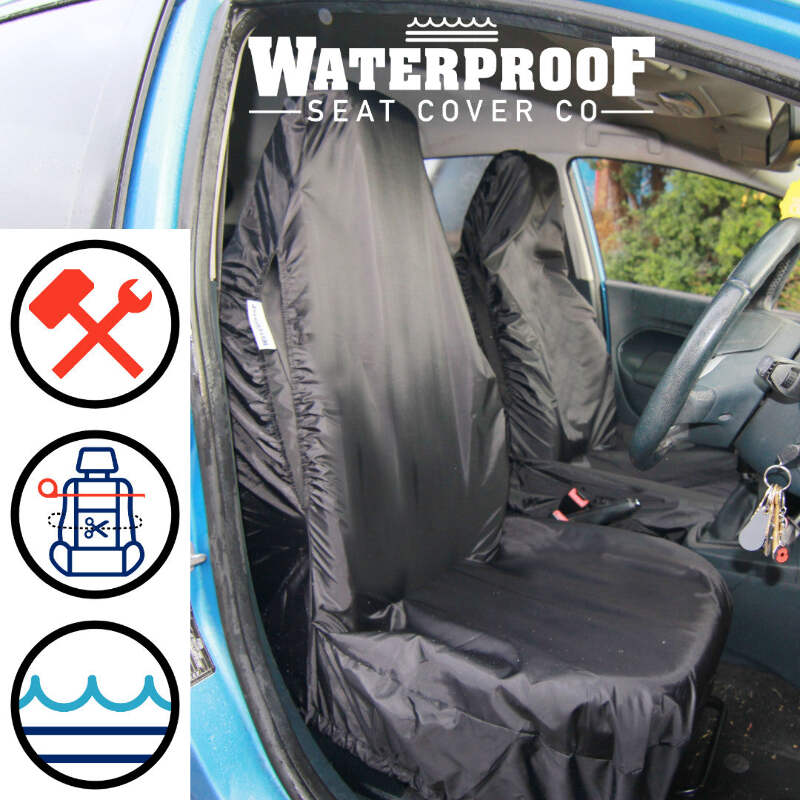 Waterproof Seat Cover Co Ford Kuga Universal Fit Front Pair Heavy Duty